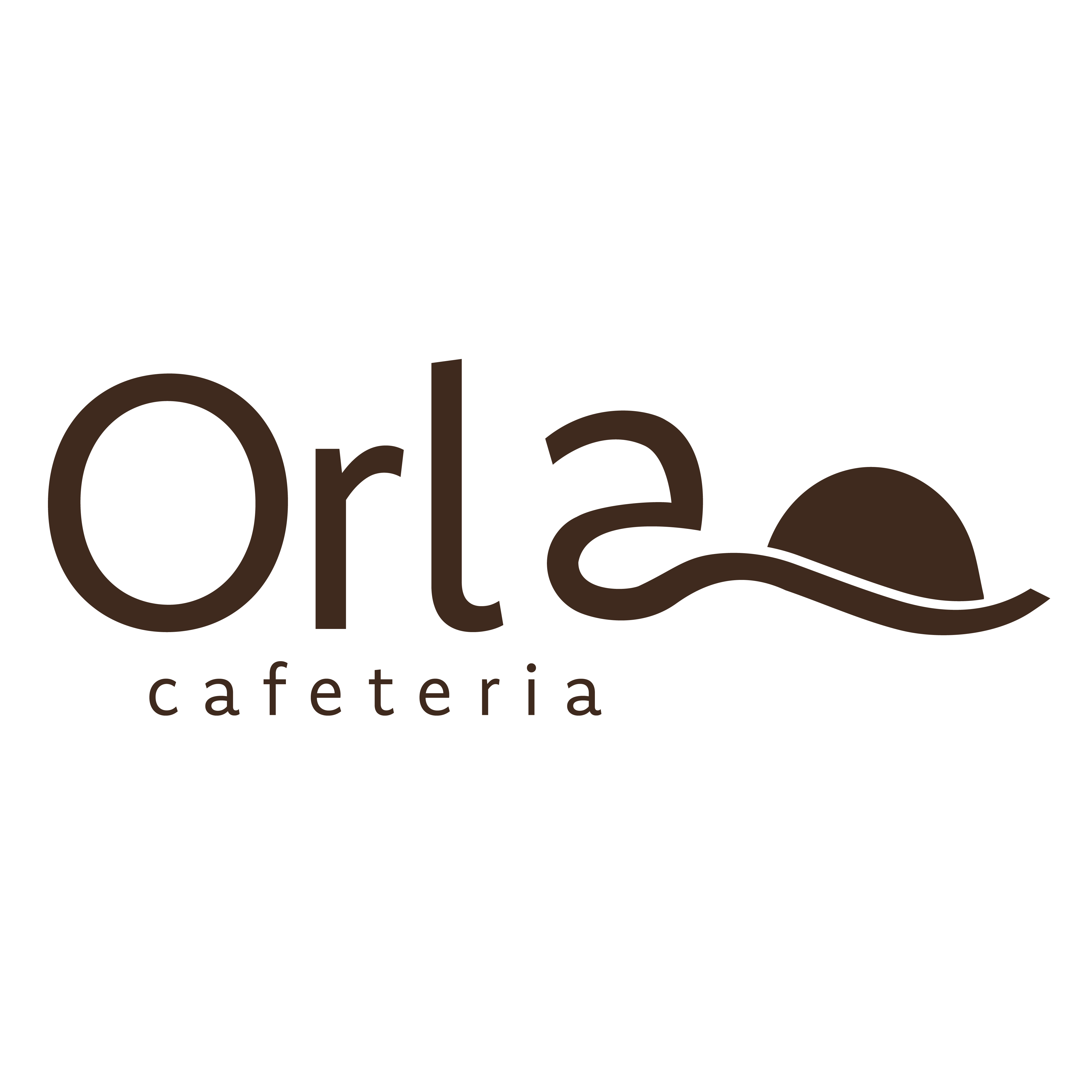 Logo escura da Orla Cafeteria